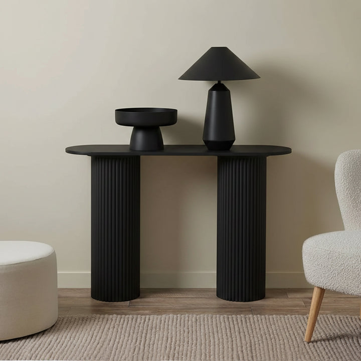 Fluted Arch Console Table | Wooden Made | Elegant Design